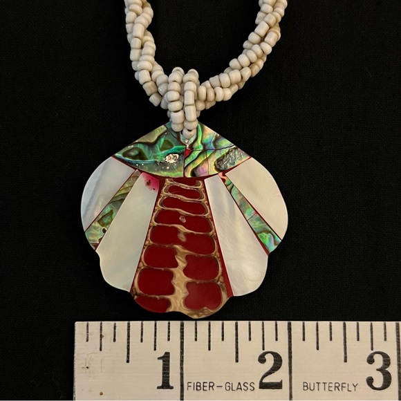 Beaded and Shell Necklace - Picture 9 of 12